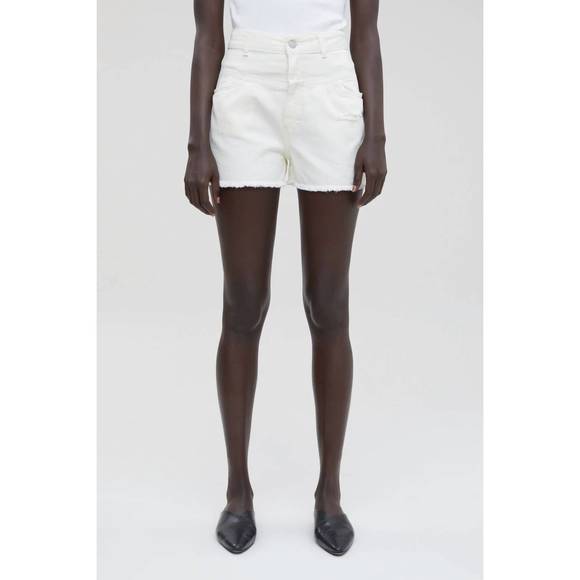 CLOSED Denim Shorts Jocy x in Mango Yellow